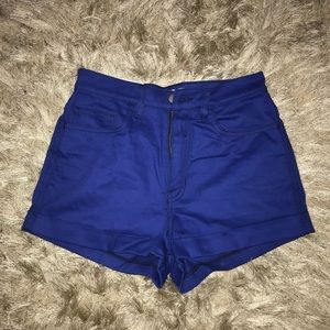 Blue American apparel jean shorts